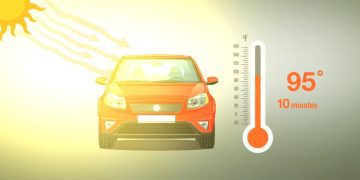 Tại sao bên trong ô tô lại trở nên rất nóng khi đỗ xe vào mùa hè?